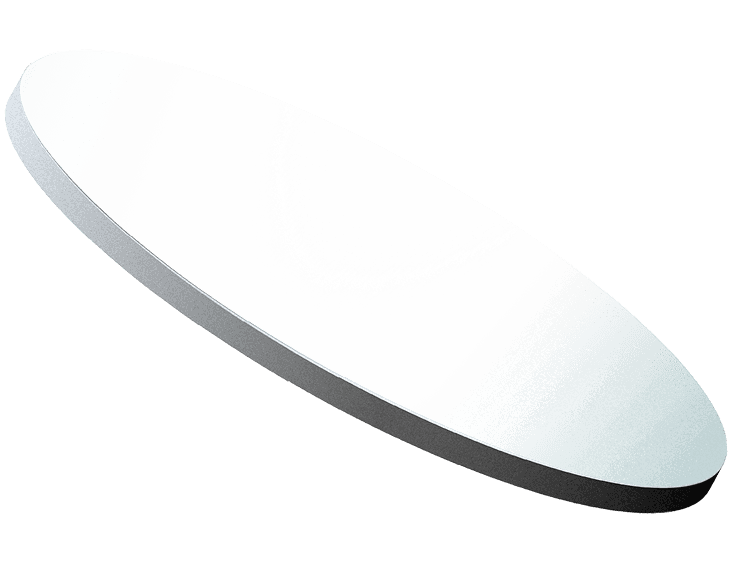 White 3D platform disc